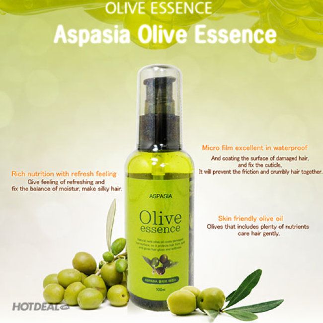 Tinh dầu dưỡng tóc OLIU ASPASIA OLIVE ESSENCE 100ml