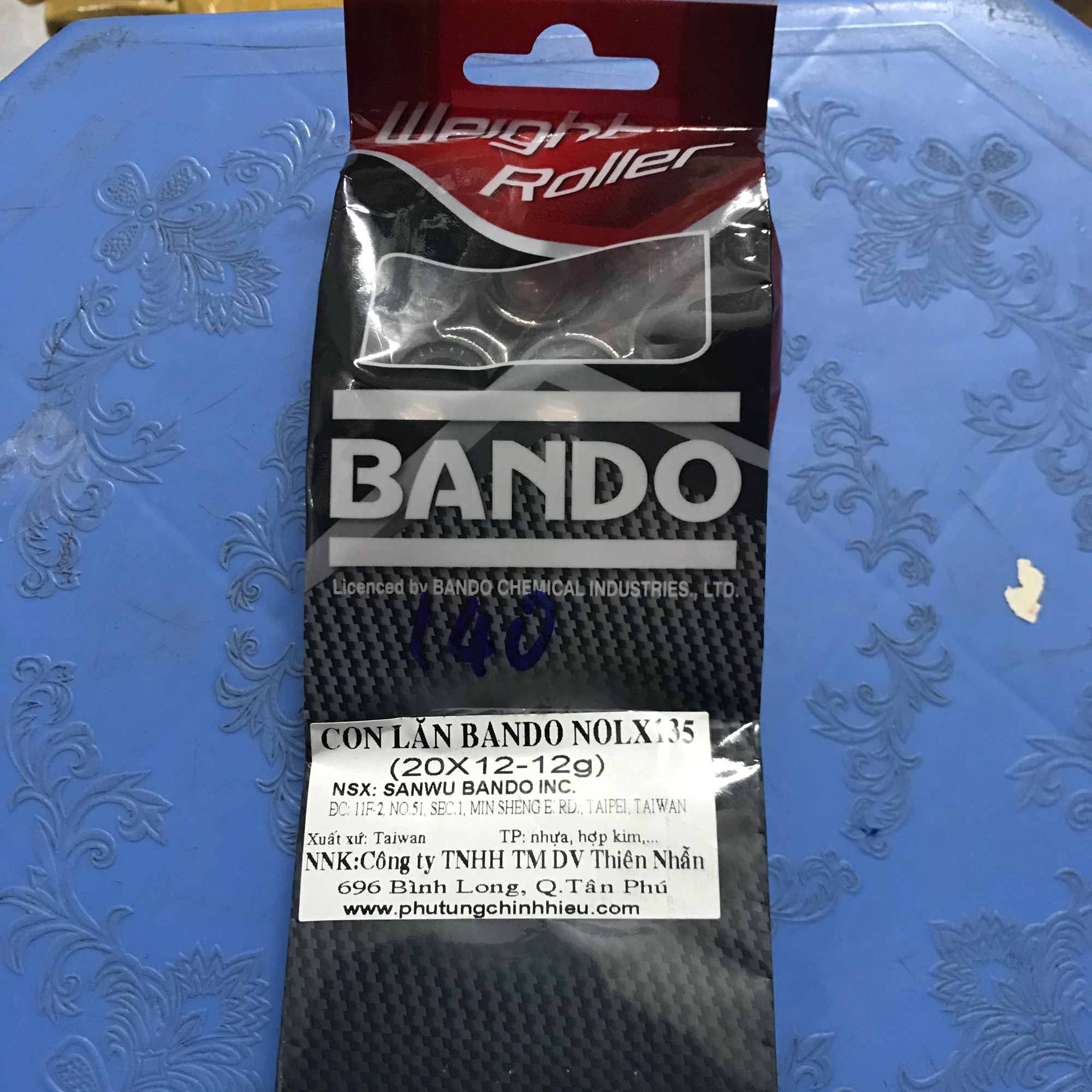 Bộ bi nồi 12gr dành cho xe nouvo 4-5-6 hiệu bando