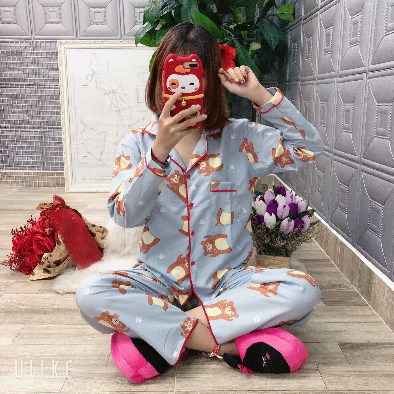 ĐỒ BỘ PIZAMA ĐÙI,TAY DÀI CHO NỮ