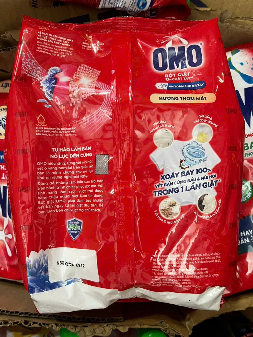 BỘT GIẶT TAY OMO 1,15 Kg