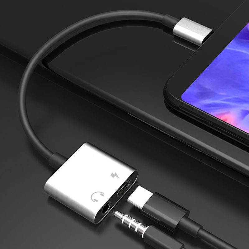 Cáp Type-C Ra 3.5 và sạc (3.5 Tai Nghe Và Type-C Sạc) Xịn