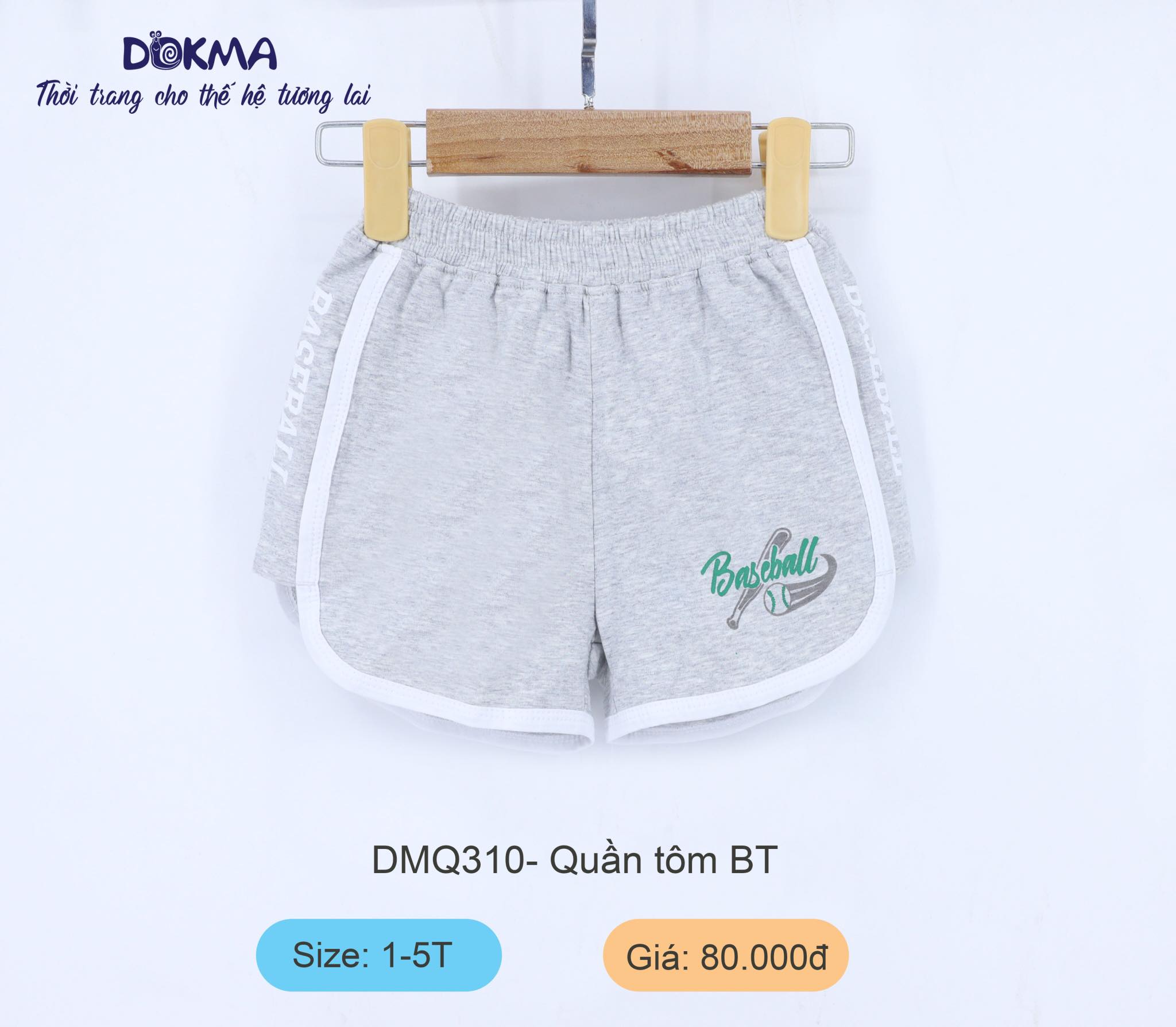 Quần tôm bé trai DQ310 Dokma