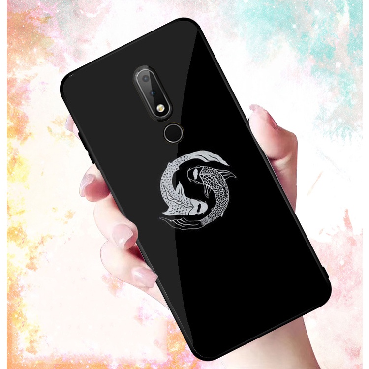 Ốp lưng kính bóng nokia 6.1 plus phiên bản mới
