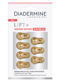 Viên nang Diadermine Lift Sofort Effekt Kapseln dưỡng da giảm mờ nếp nhăn, làm căng da, 7 Viên thumbnail