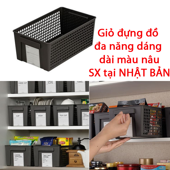 Giỏ đựng đồ đa năng dáng rộng Hàng Nhật