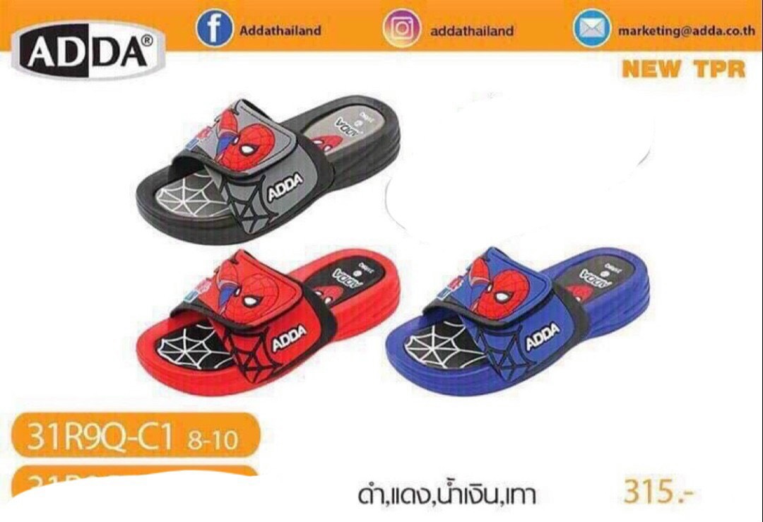 Dép Quai NgangThái Lan Trẻ em Adda Người Nhện