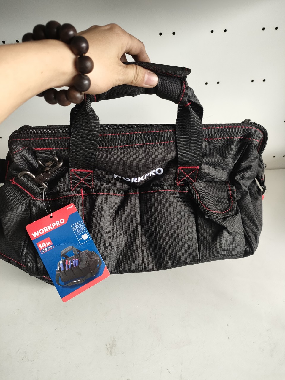 Túi đựng công cụ dạng khoá kéo workpro w081021 w081022 w081023