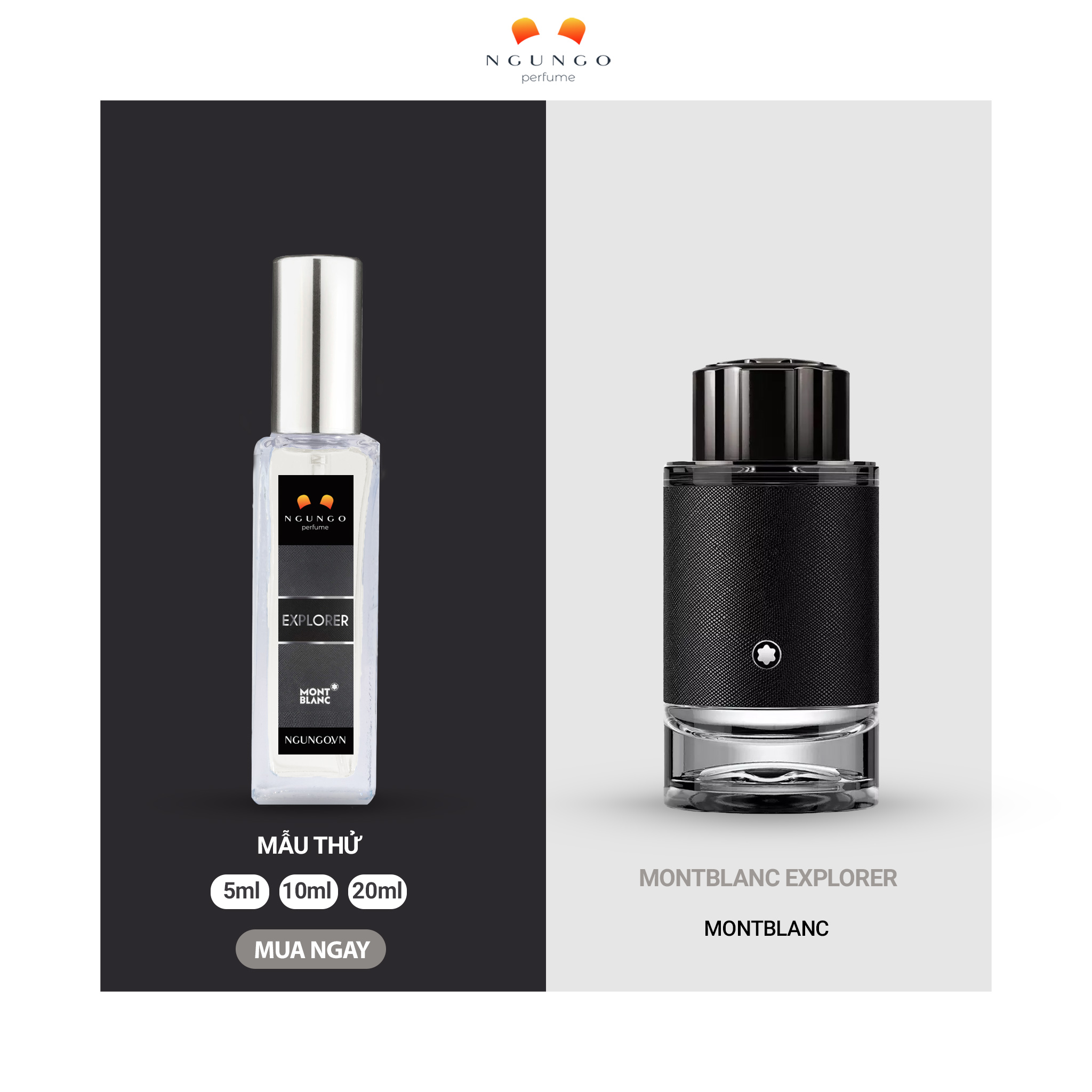 Nước hoa MontBlanc Explorer [travel size] dạng xịt nhỏ gọn