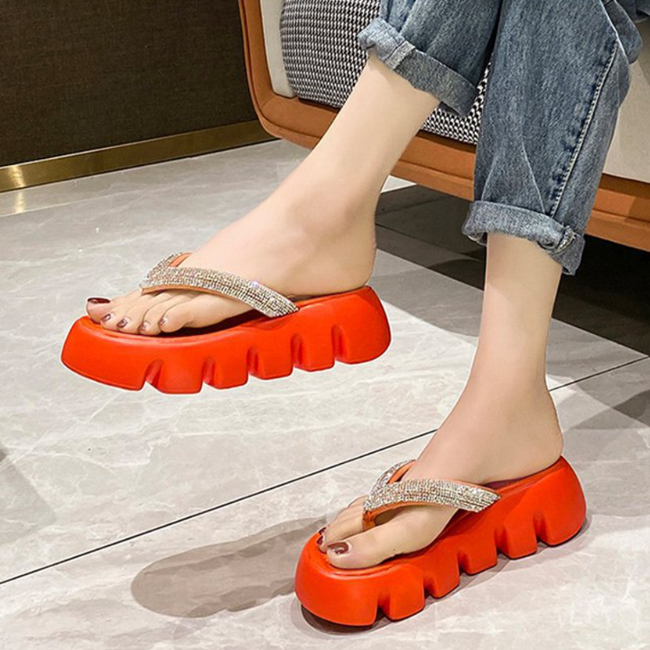 Dép xỏ ngón nữ quai đá xinh  X199-0500