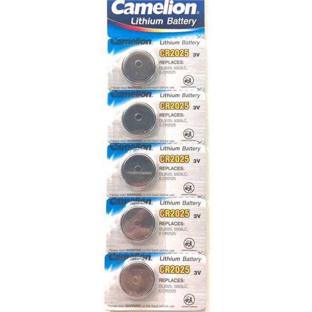 Vỉ 5 viên pin CAMELION CR2025 CR 2025