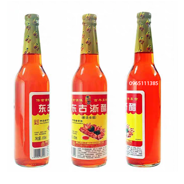 Giấm Đỏ (Giấm Tôm) Tứ Xuyên 600ml