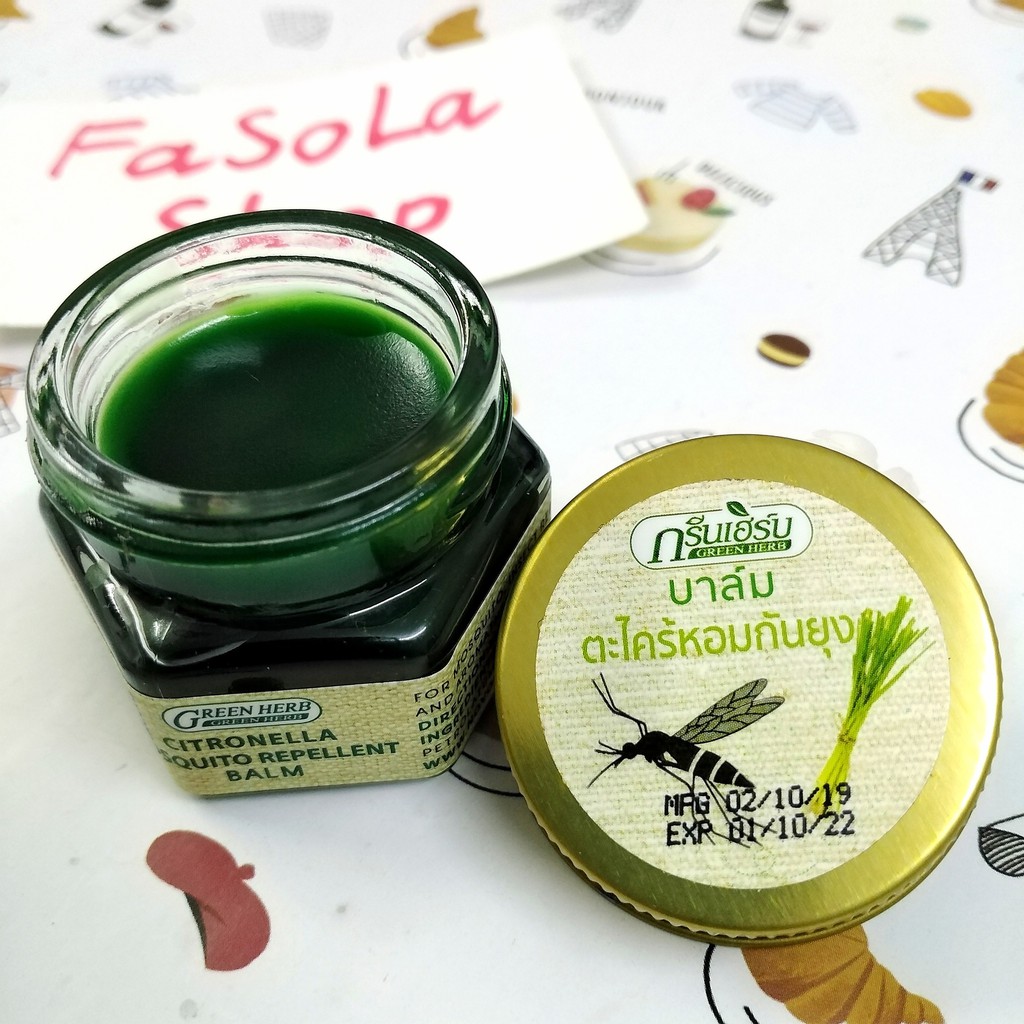 Dầu đuổi muỗi an toàn cho trẻ em Green Herb