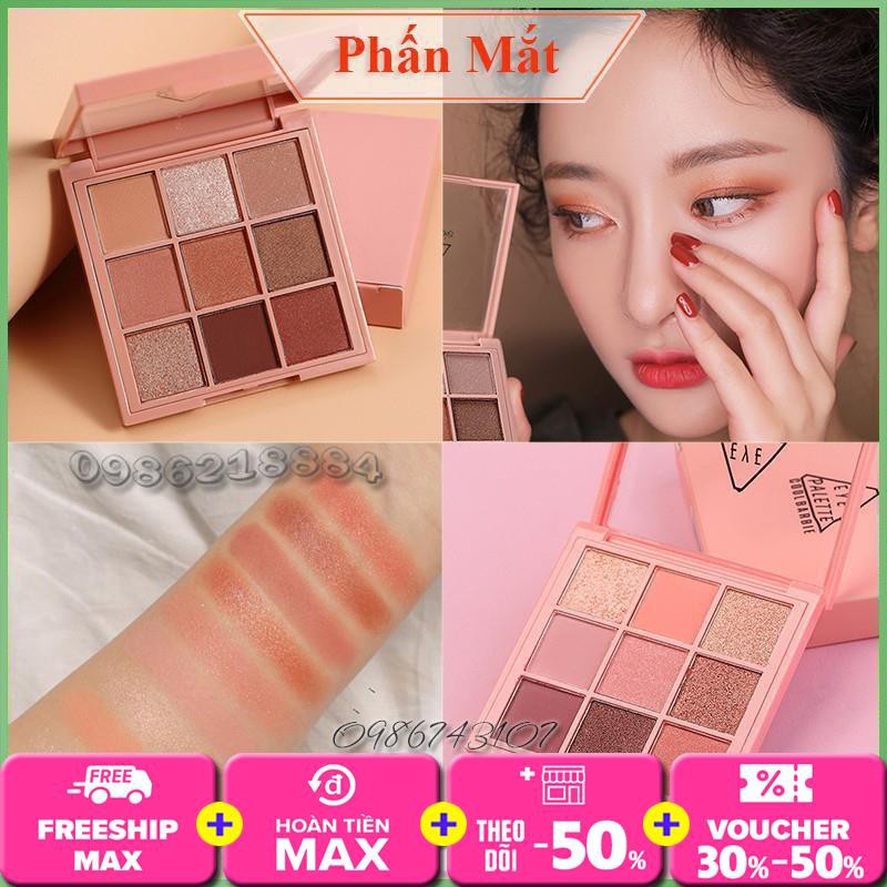 Bảng phấn mắt Coolbarbie Eye Palette tông cam đất cam đào