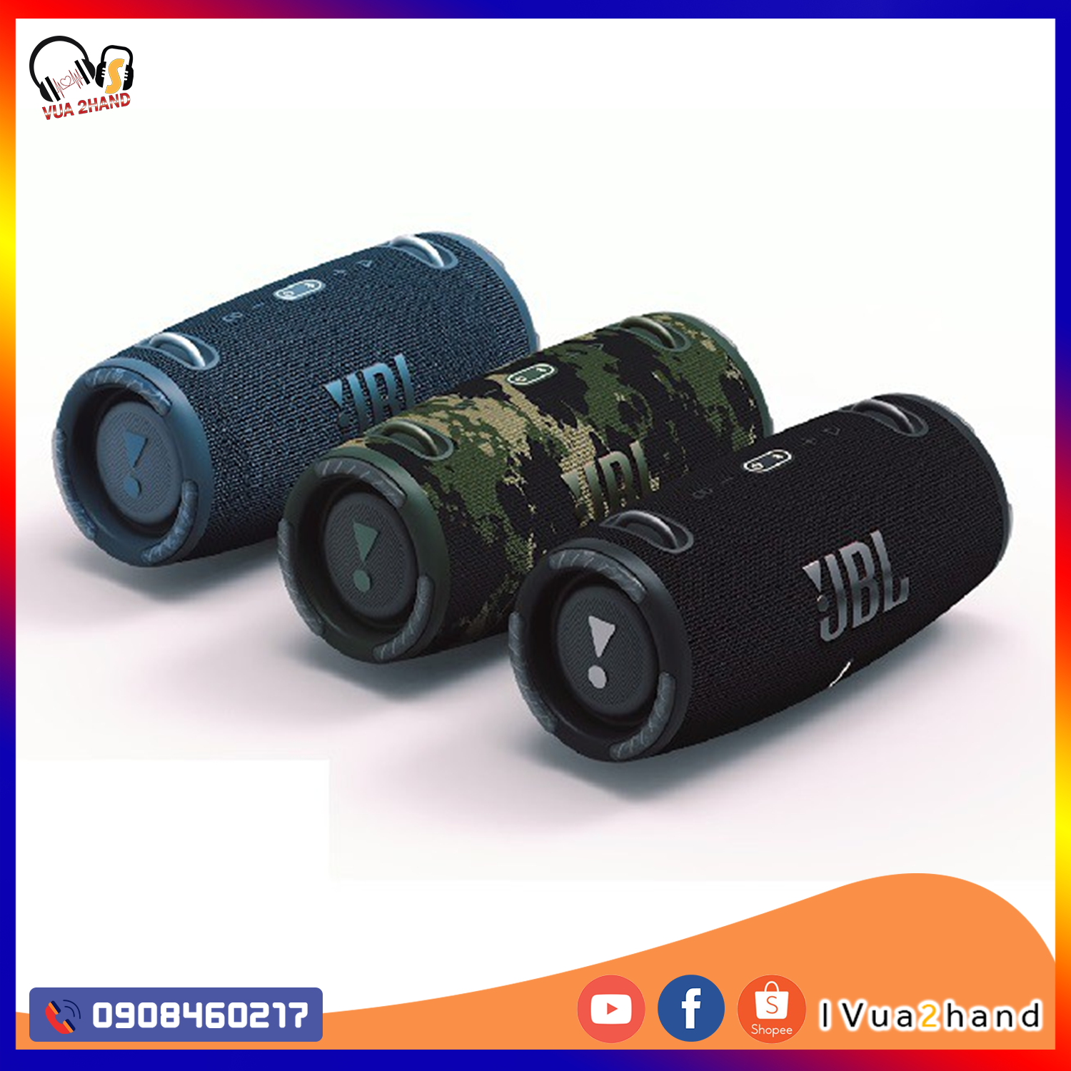 [HCM][Trả góp 0%] Loa Di Động Jbl Xtreme 3 chính hãng