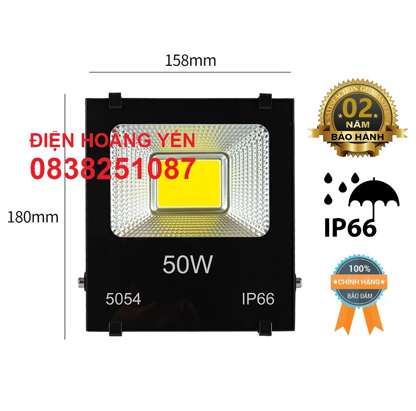 Đèn pha led COB 50w cao cấp chống nước( Đủ Wat)