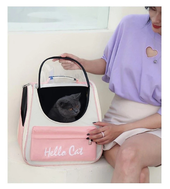 Balo cho Chó Mèo Thú Cưng Size Lớn Hello Cat Lapeta