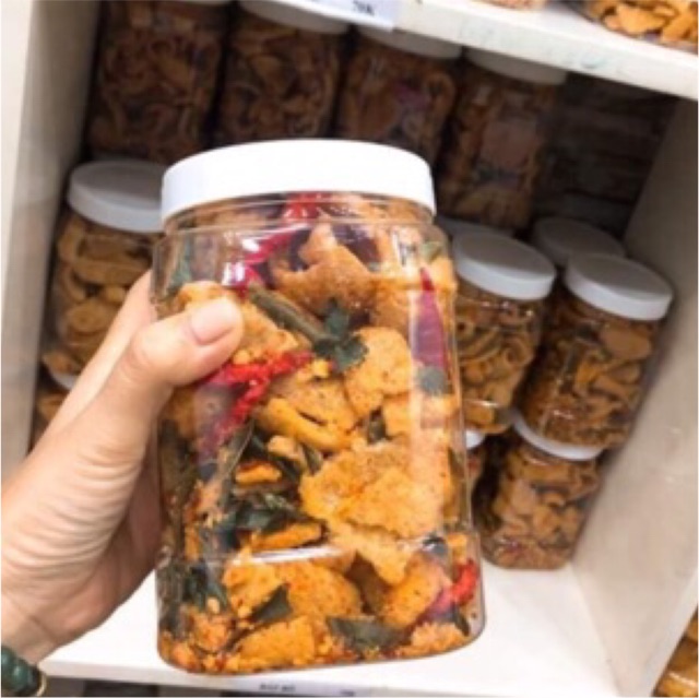 1 HỦ DA HEO SẤY TỎI ỚT 150g