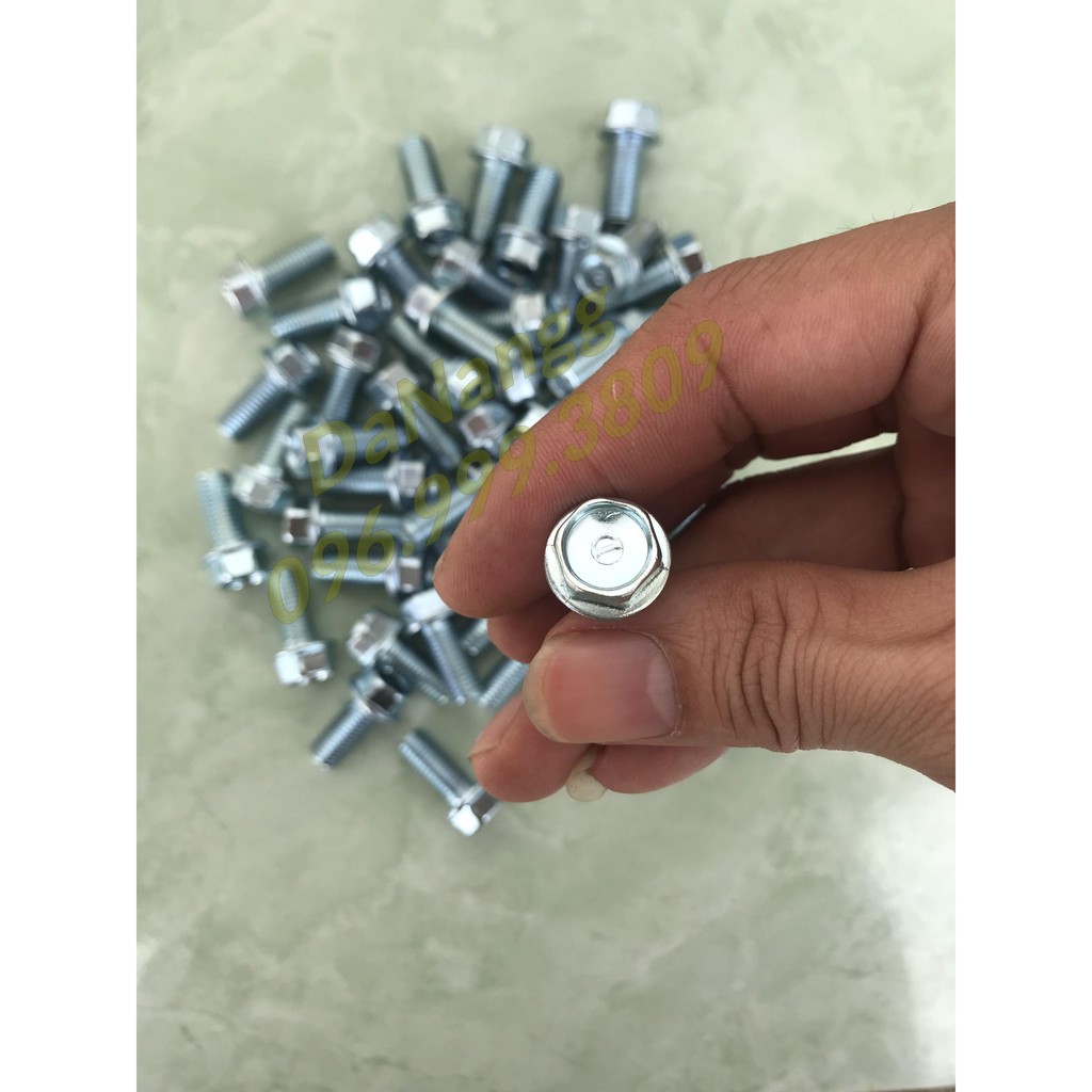 Ốc 9 ly cấy để chân xe máy khắc phục trờn ren