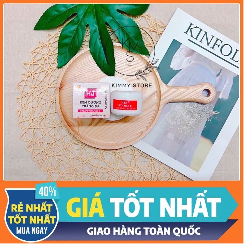 Kem dưỡng ẩm vitamin E H&T màu trắng