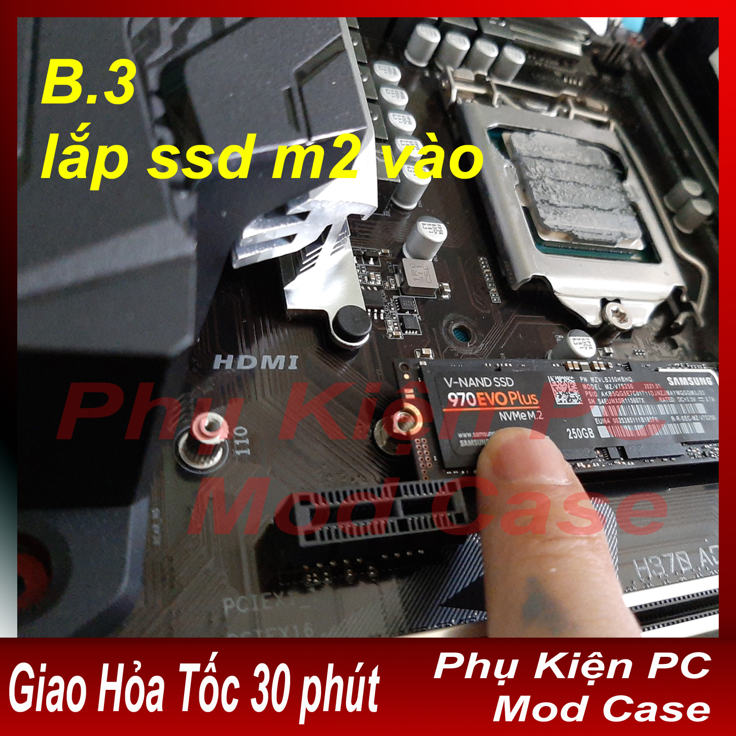 Ốc Trụ ssd M2 nvme trên main Gigabyte