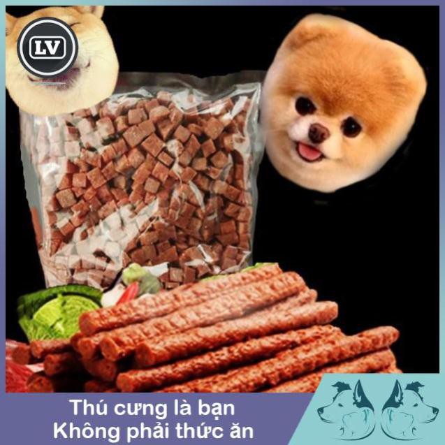 THỨC ĂN MỀM CHO CHÓ VỊ BÒ-SNACK (1 Thanh) Phụ kiện Long Vũ