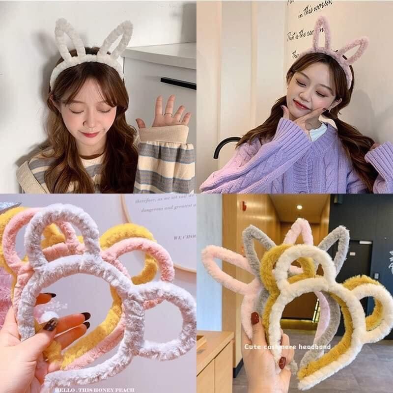 🎀Ảnh Thật🎀Băng Đô Cài Tóc Bờm Tóc Lông Mềm Mịn Xinh Xắn🎀