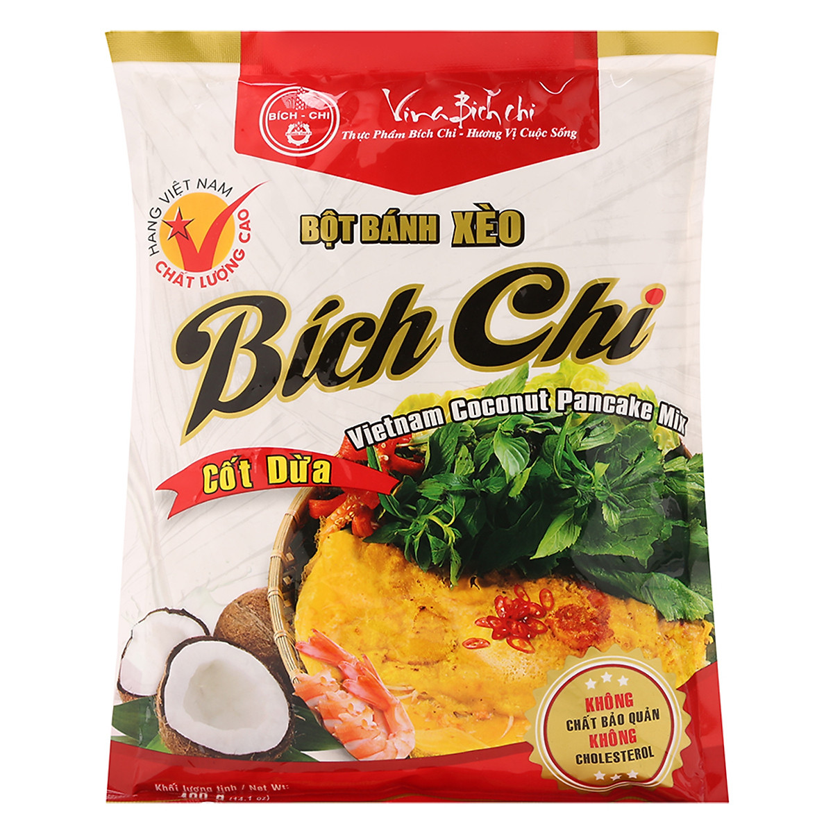 Bột bánh Xèo Bích Chi cốt dừa 400gr -154