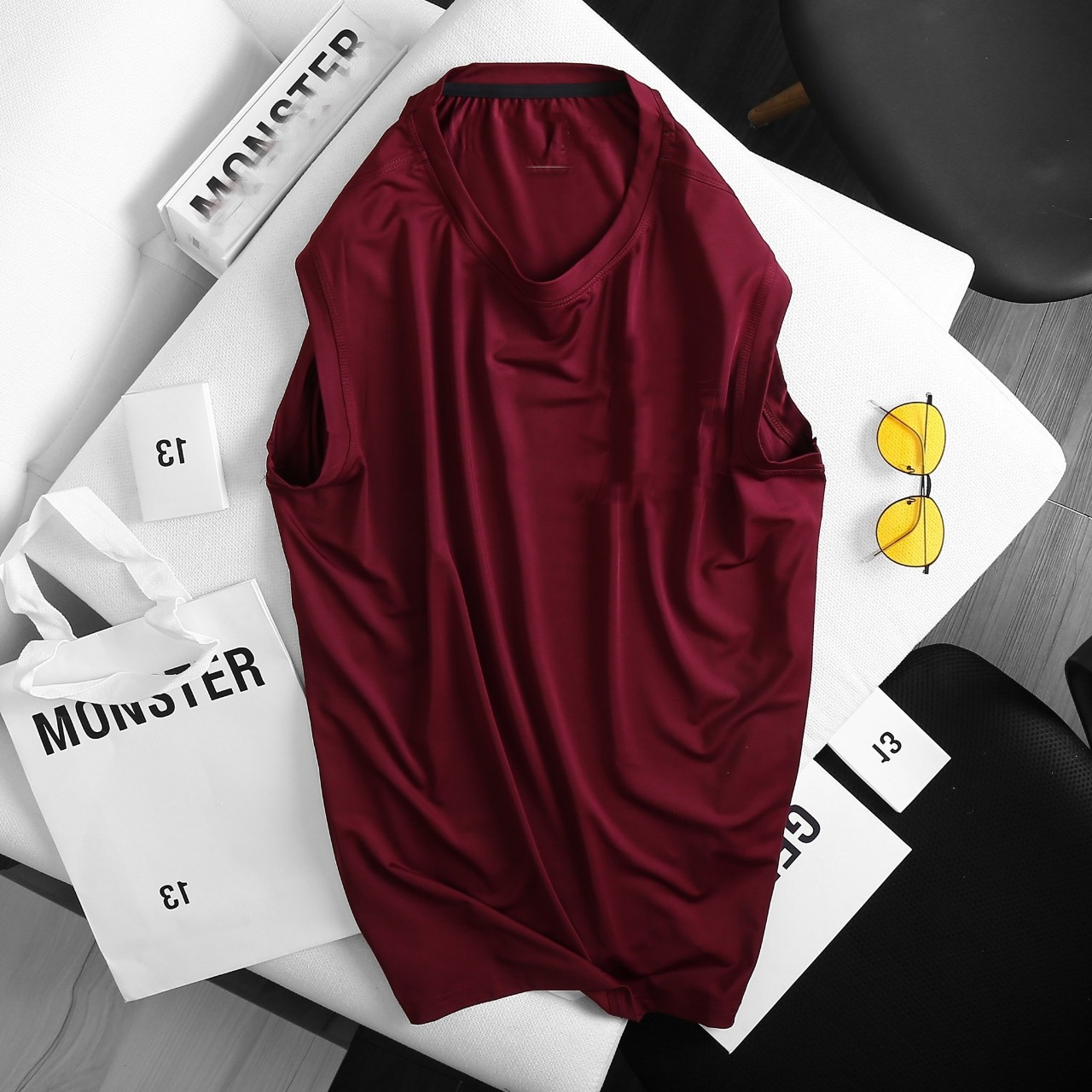 Áo thun ba lỗ nam bigsize đủ màu size 80kg - 130kg - trơn