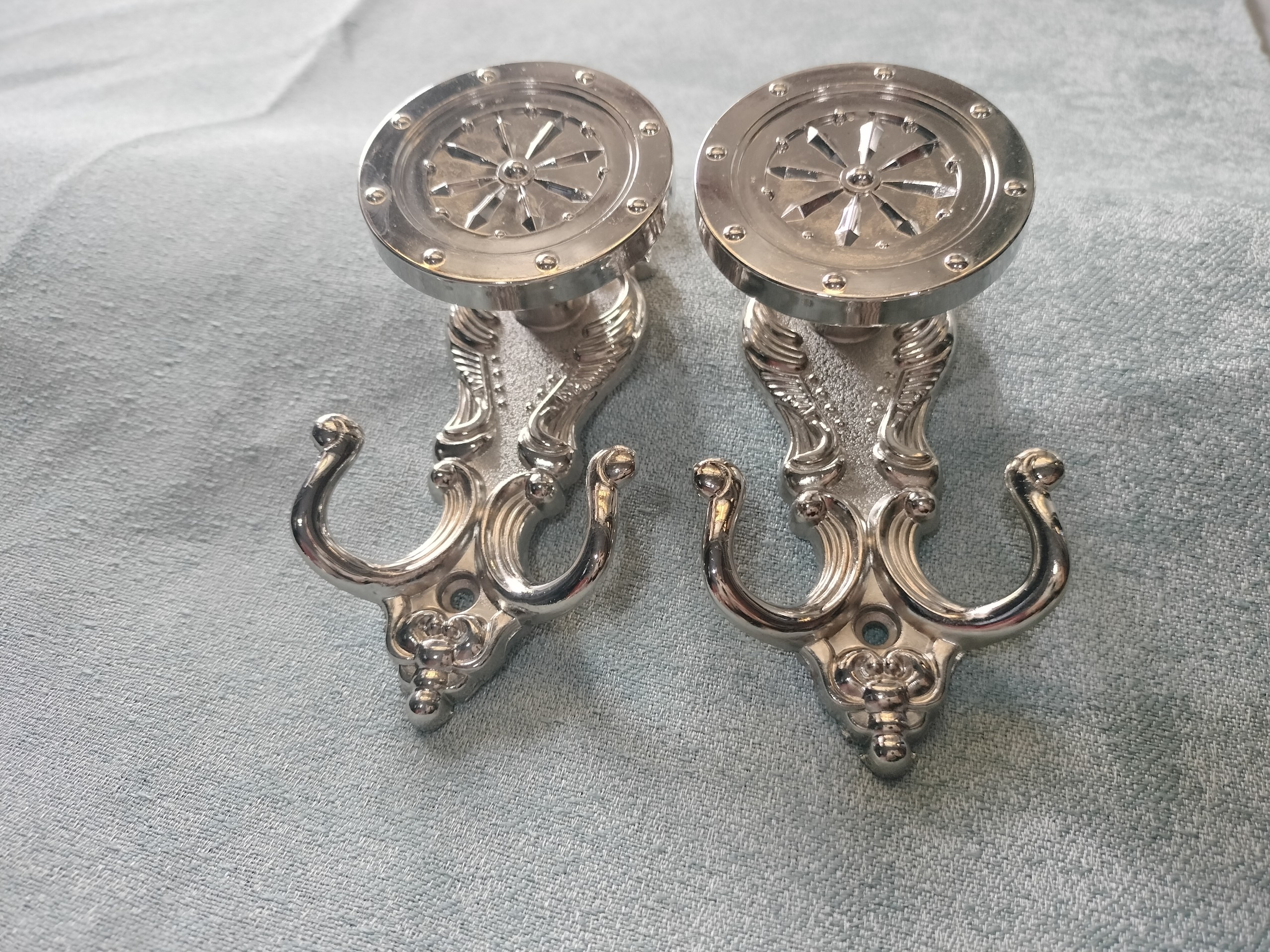 [PHỤ KIỆN RÈM] Set 1 Cặp Núm Vén Rèm Cửa Phụ Kiện Màn Rèm Cao Cấp