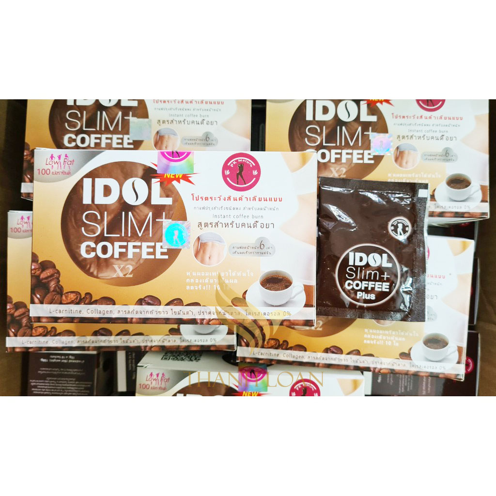 1 hộp cafe idol slim+ coffee giảm cân - ch100% - thanh loan