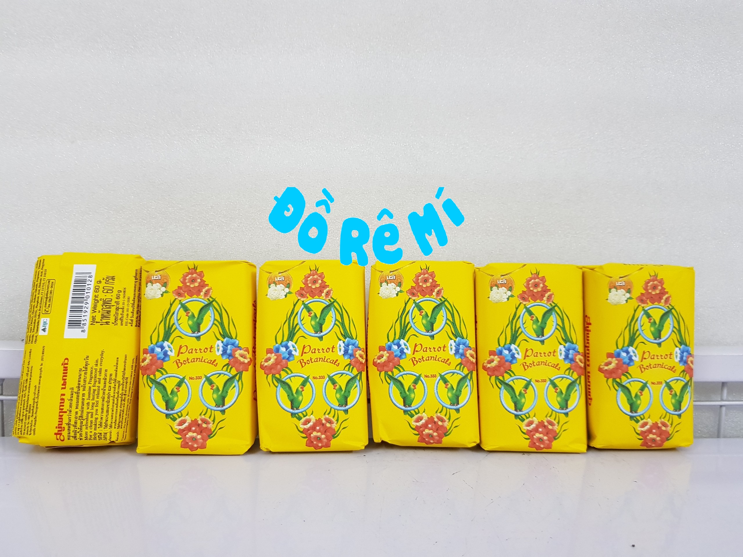 Xà bông cục con Vẹt Parrot Botanicals Thái Lan