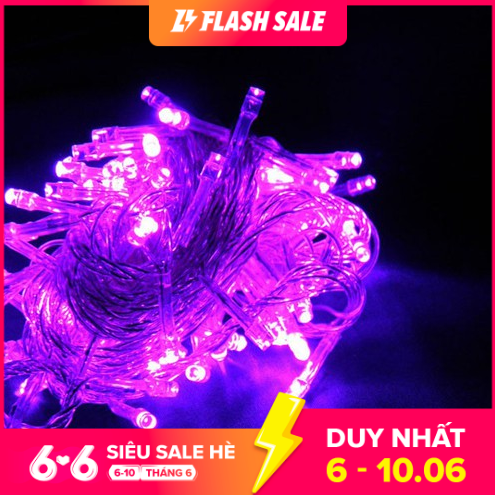 [Đón Noel Tết] Dây Đèn Nhấp Nháy 5m Nhiều Màu. Dây đèn nhiều màu cho bạn lựa chọn.Công suất : 1.8w đến 4,8w cho 1 bộ dây đèn (N007)
