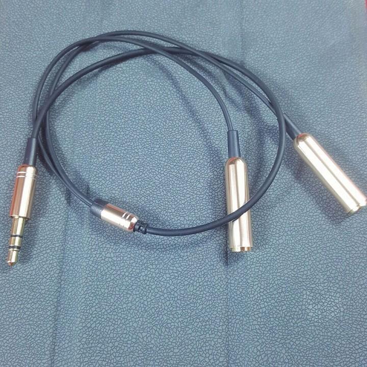 Dây chia tai nghe 3.5mm 1 ra 2