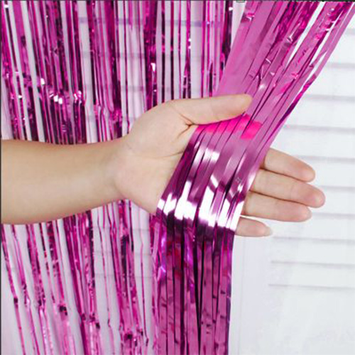 Phụ Kiện Sinh Nhật, Rèm sinh nhật Rèm kim tuyến trang trí sinh nhật tiệc tùng nhiều màu sắc