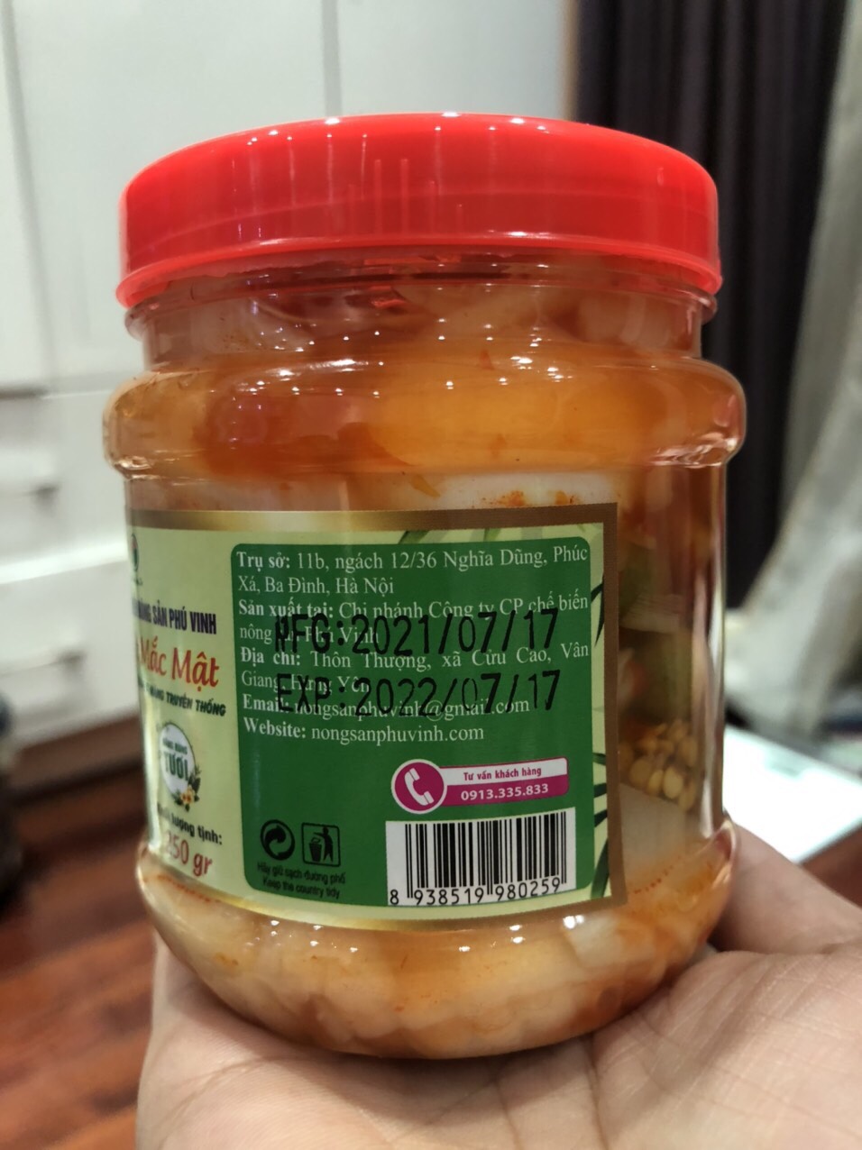 COMBO 2 lọ Măng Ớt mắc mật- 250g/ lọ