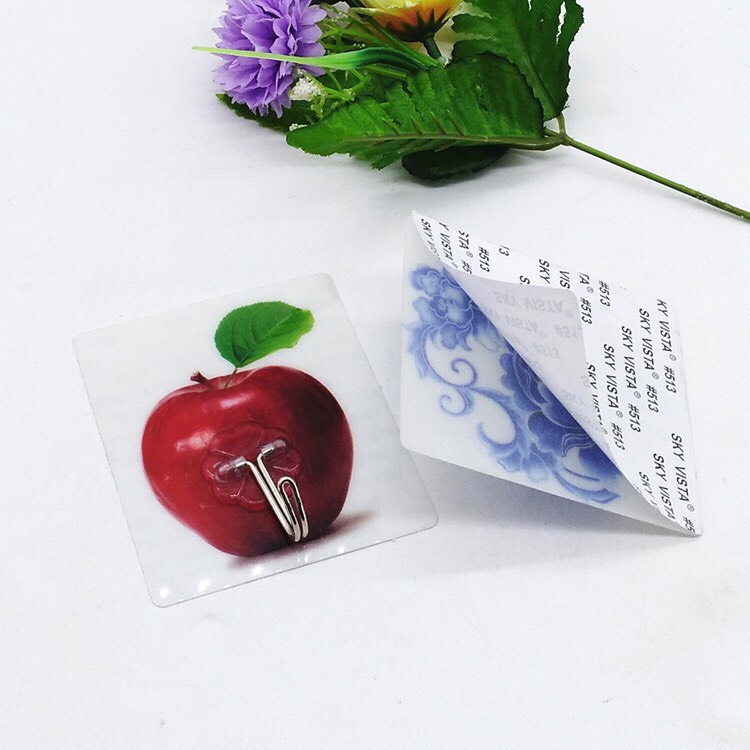 Móc dán tường họa tiết 3D siêu chịu lực.