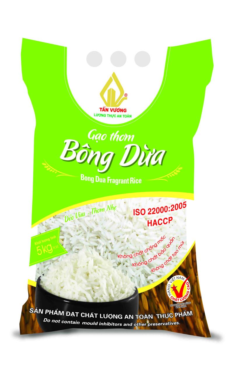 TẤN VƯƠNG - GAO THƠM BÔNG DỪA 5KG
