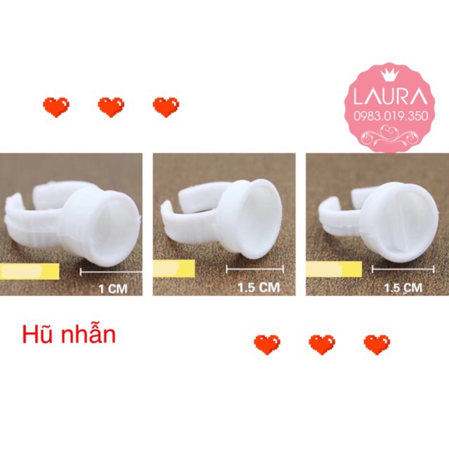 100 Nhẫn đựng mực phun xăm