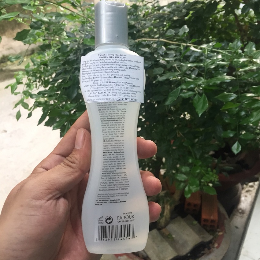 [HCM]Tinh dầu Biosilk Silk Therapy dưỡng tóc cao cấp Mỹ 167ml