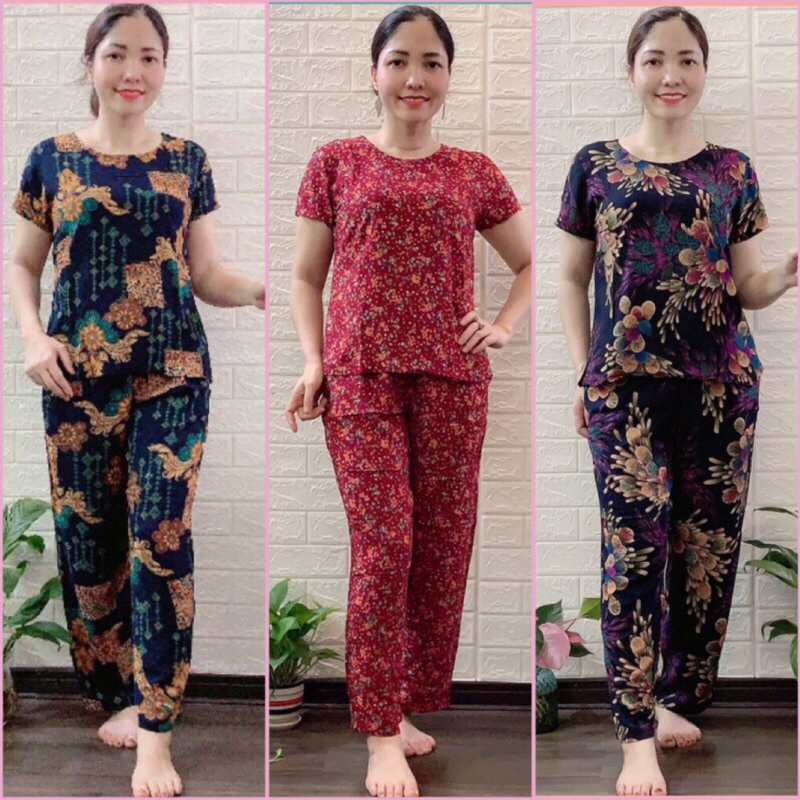 Bộ lanh nhung gia huy quần dài