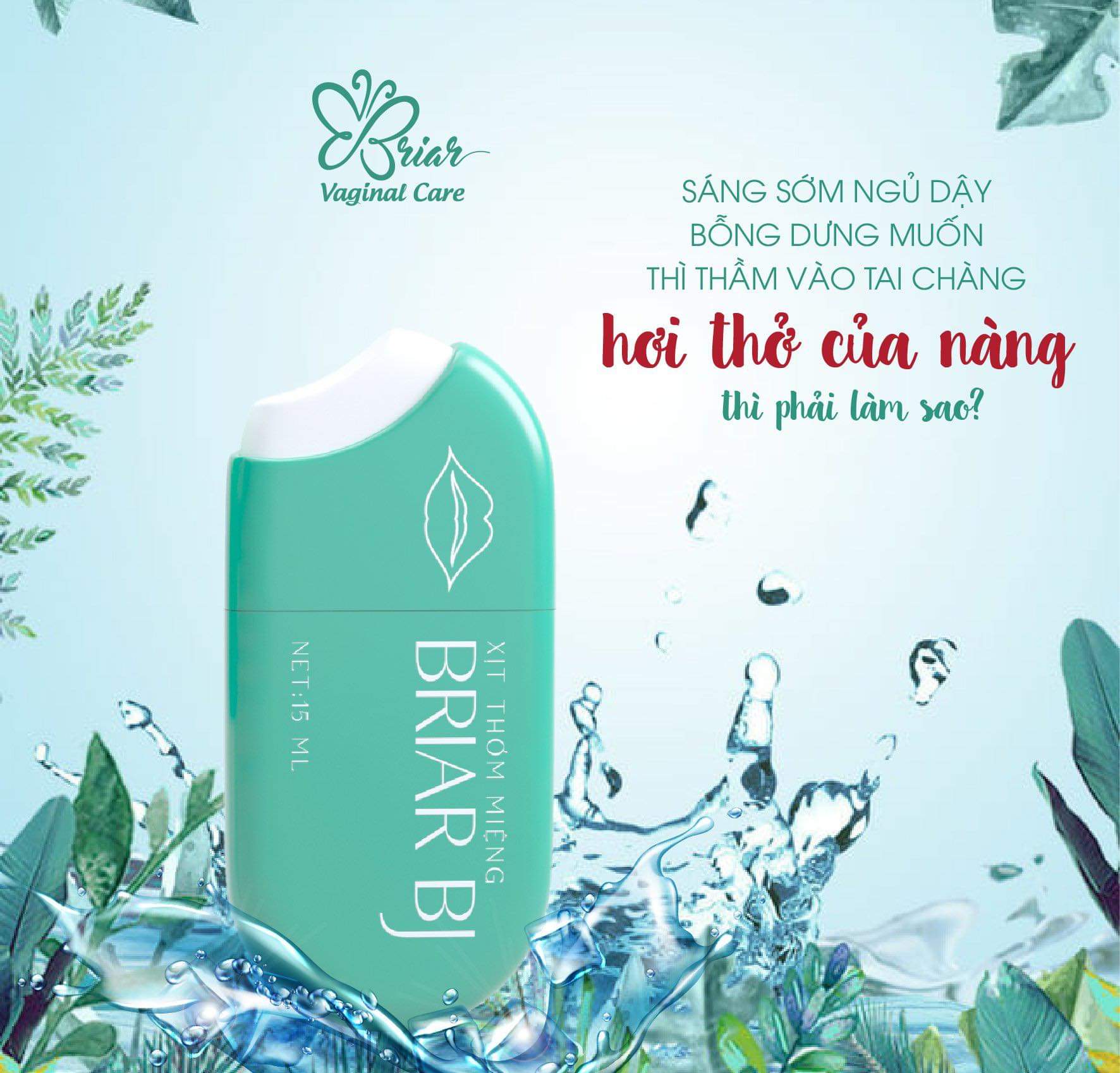 [HCM][HÀNG CHÍNH HÃNG] Xịt thơm miệng Briar BJ - Xịt phòng the