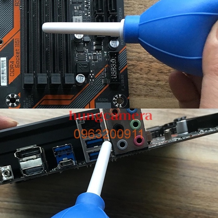 Bóng thổi vệ sinh máy ảnh, len
