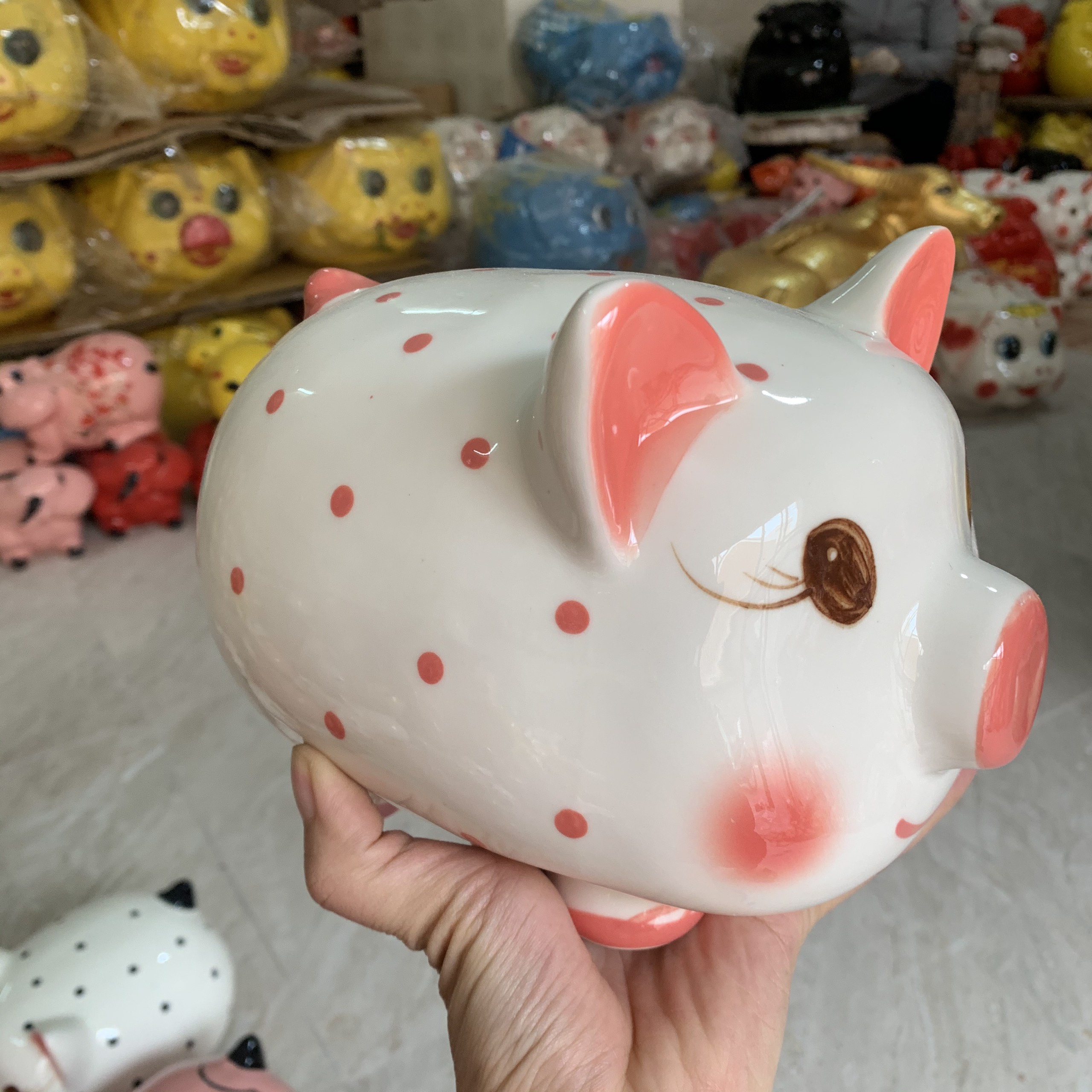 Ống heo - Con heo đất tiết kiệm may mắn siêu đẹp