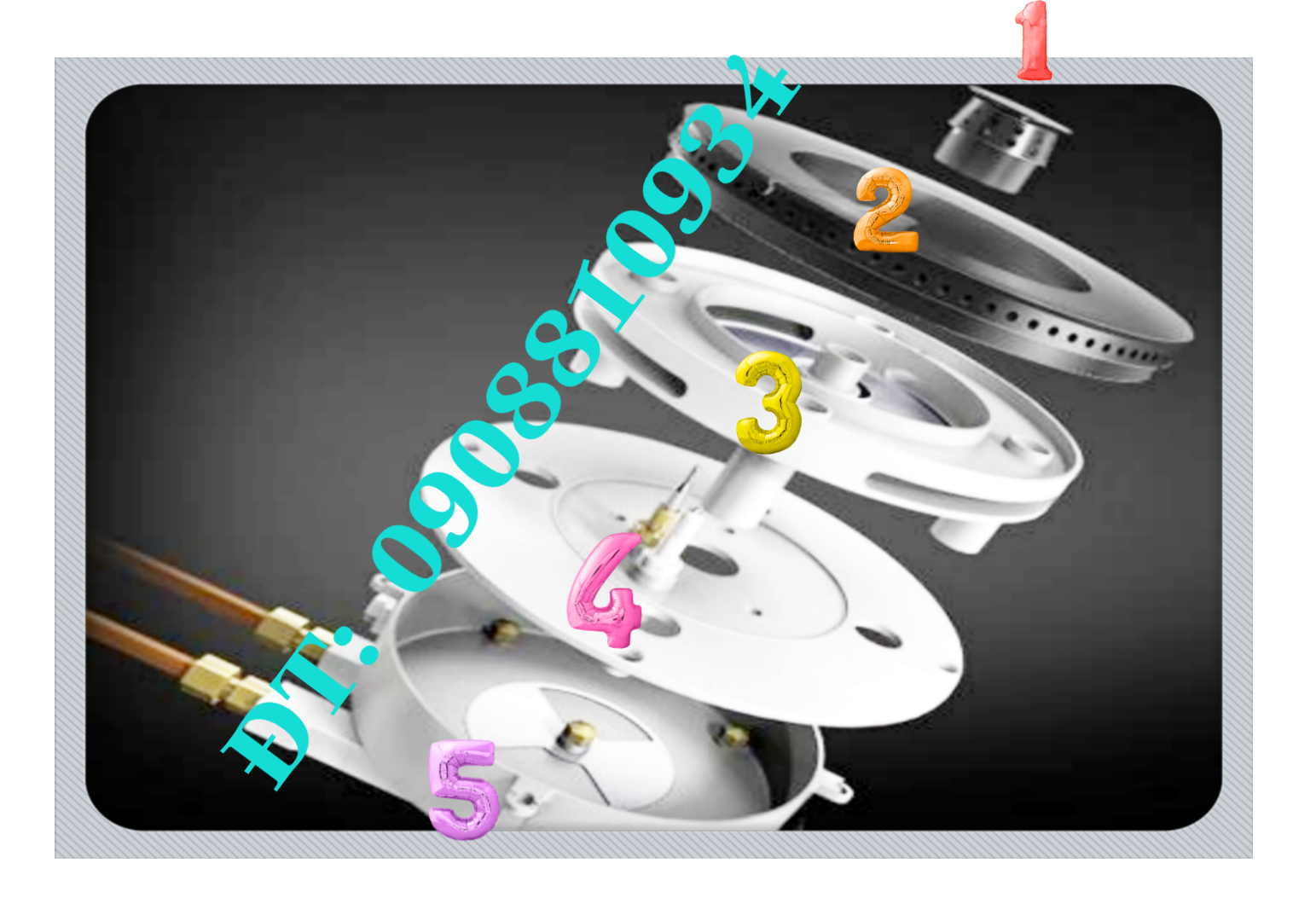 ĐẦU ĐỐT BẾP GAS ÂM FOTILE GS-HL6B