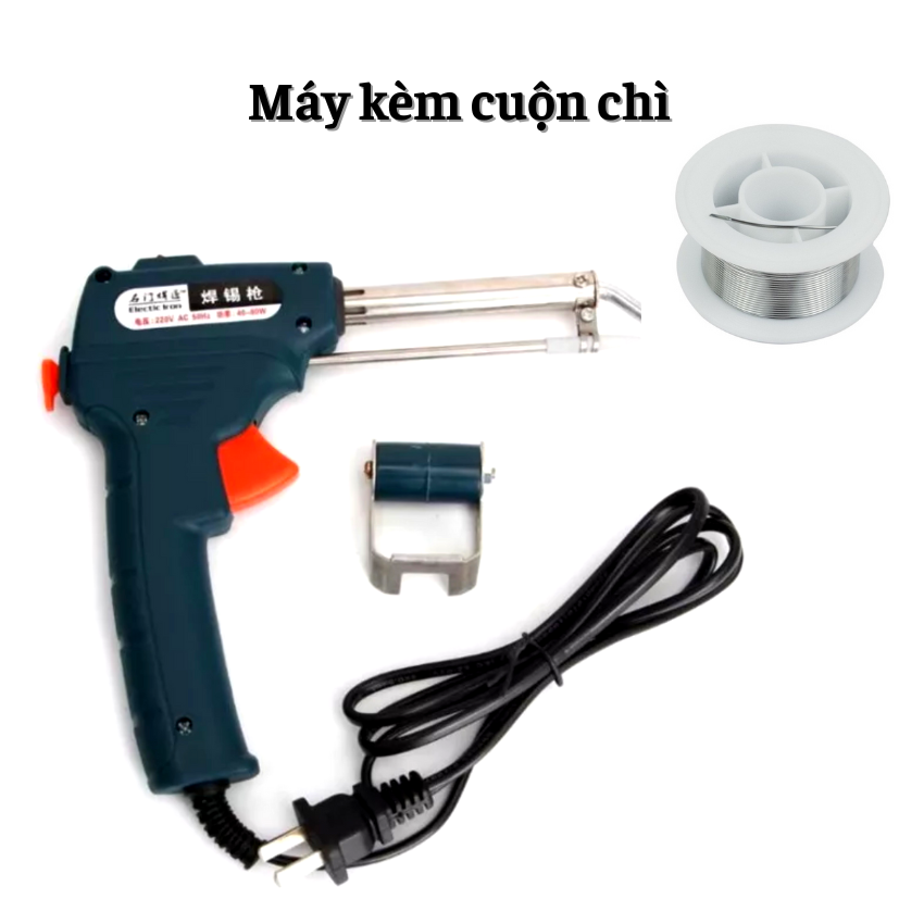 Mỏ hàn chì điện tử- Máy hàn xung điện tự động đẩy dây chì 220v