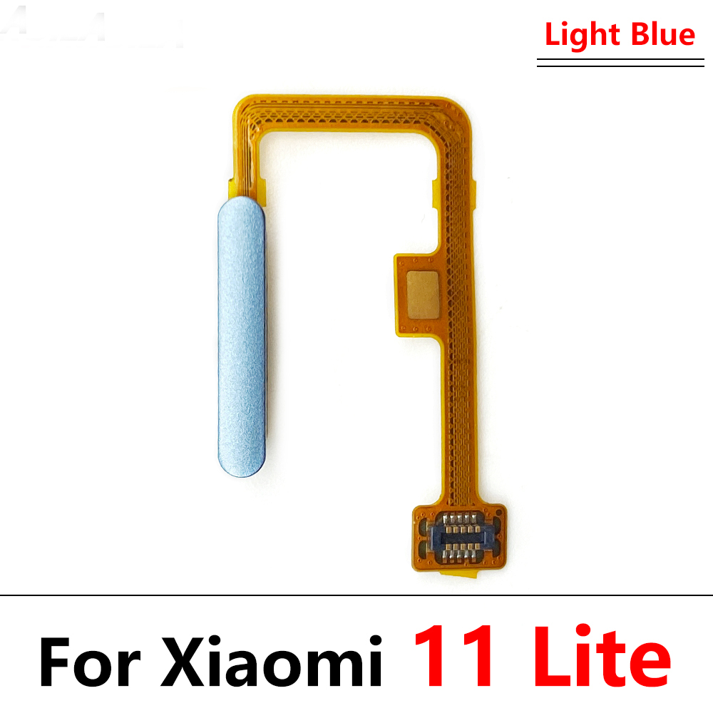 For Xiaomi Mi 11 Lite Home Button Fingerprint Menu Return Key Sensor Fingerprint Scanner Flex Cable
