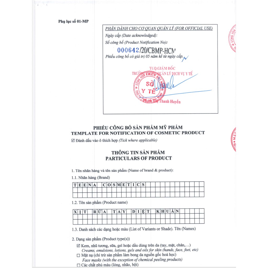 Xịt sát khuẩn Teena Doctor