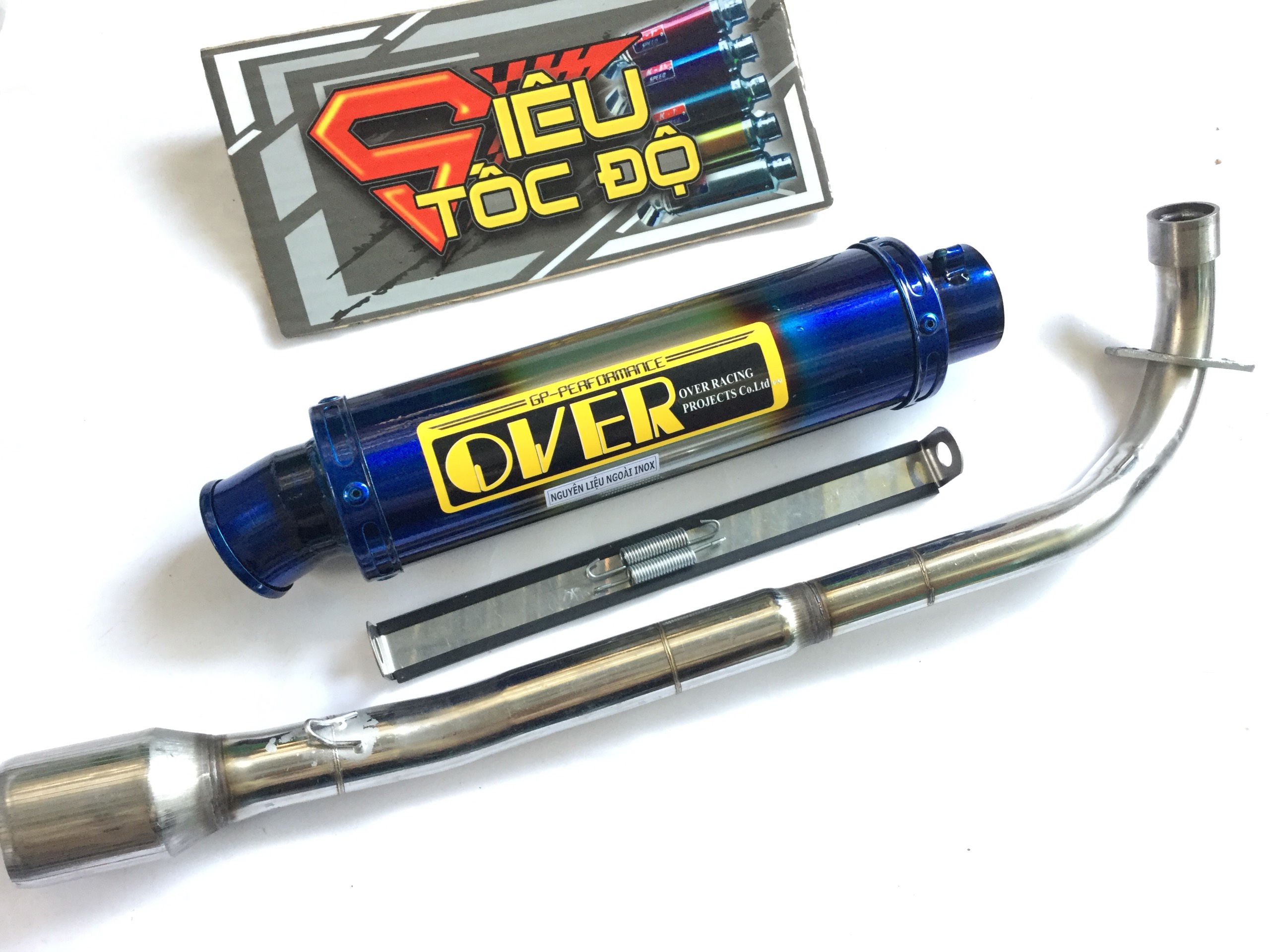 Pô Over Titan Cả Cổ inox gắn WAVE, SIRIUS, EXCITER, WINER, RAIDER FI, SATRIA, GSX, Sản Phẩm Chất Lượng, Gian Hàng Uy Tín, Giá Cả Cực Tốt, Mua Ngay.