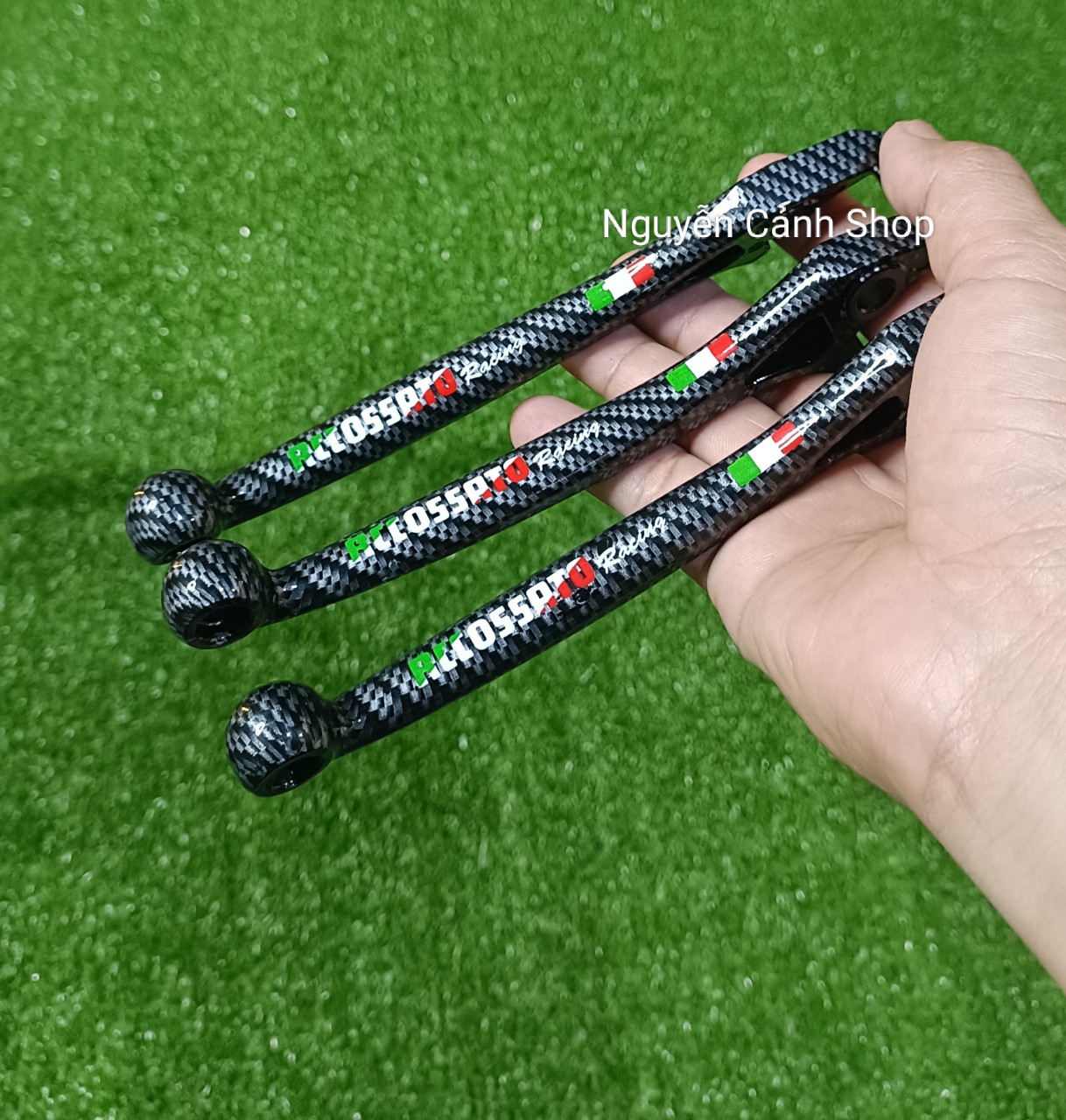Tay thắng carbon V3-xe Future 125,wave đĩa