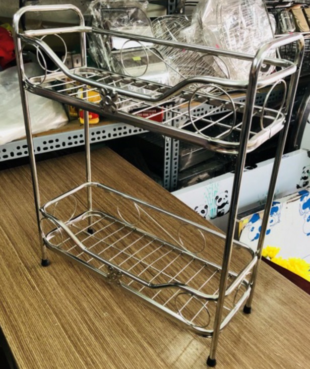 [HCM]Kệ Gia Vị đứng 2 tầng Inox đẹp